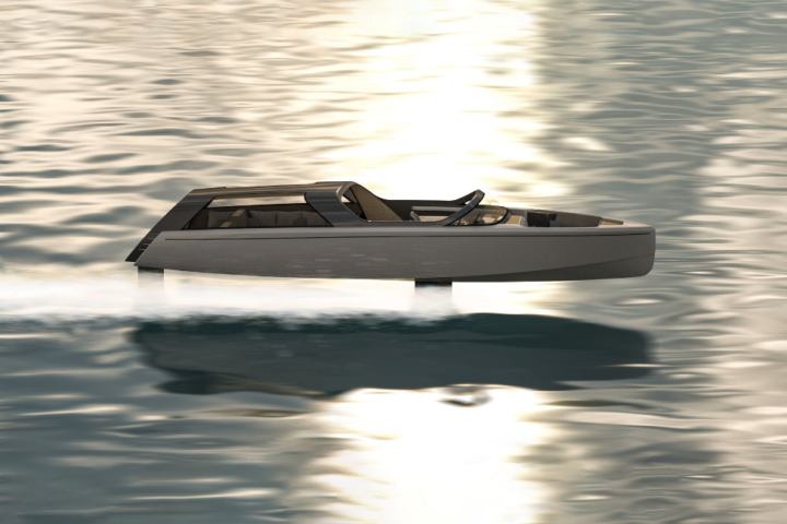 The Alte Volare combines sharp looks with an efficient electric-hydrofoil design