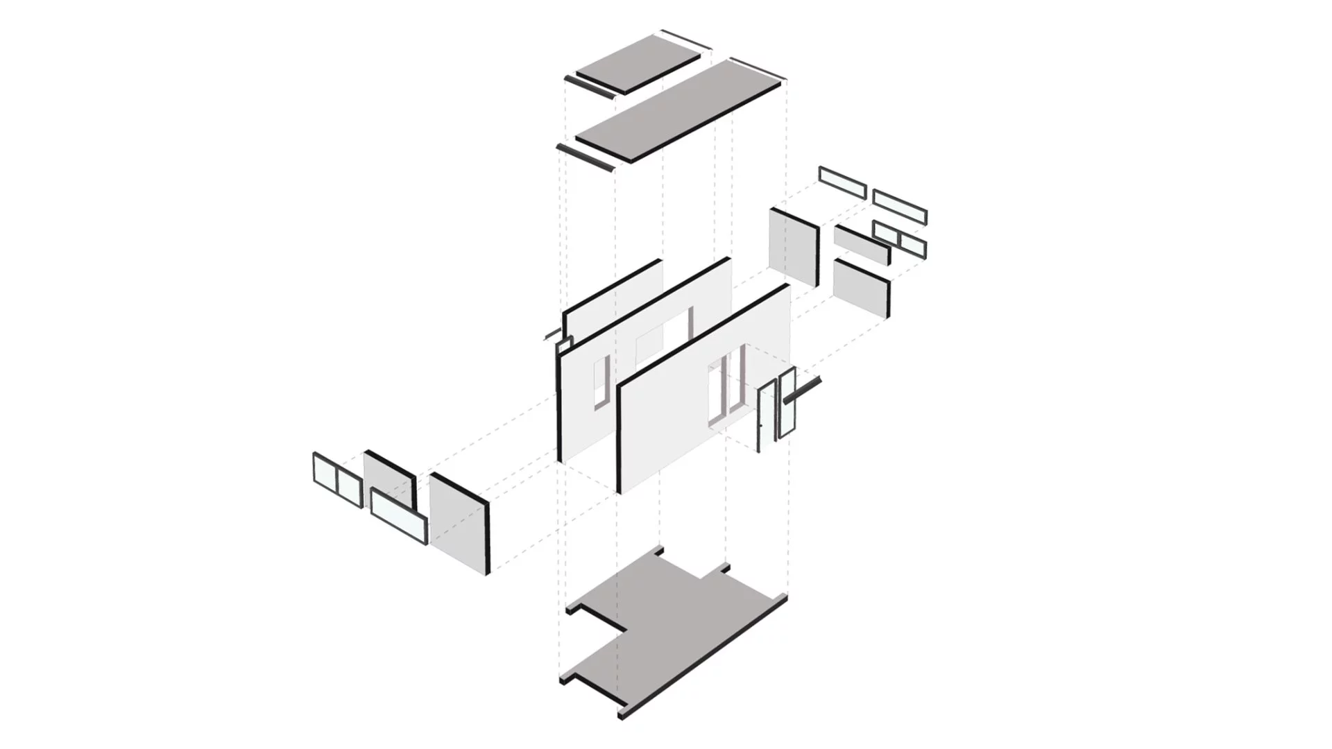 The Monocabin boasts a central “Smart Wall” that houses the dwelling’s water heater, air conditioning and electrical component