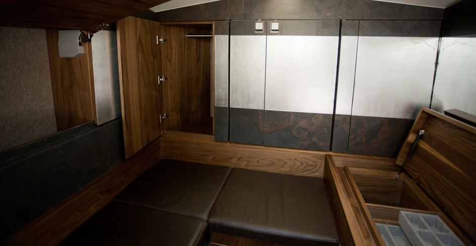 Below deck storage space