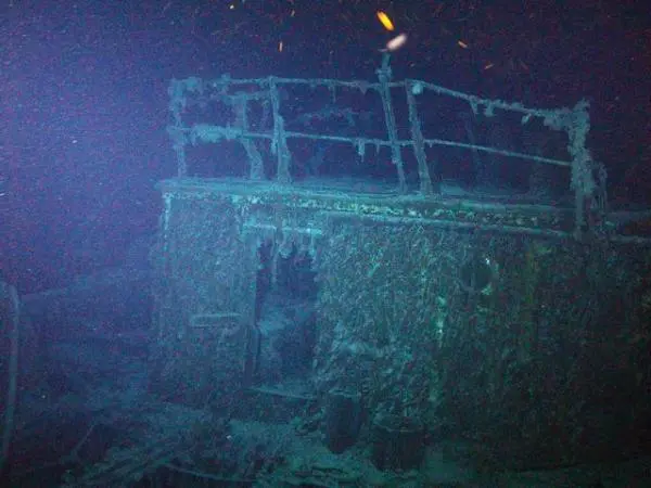 SS Mantola's Crew Galley Entrance