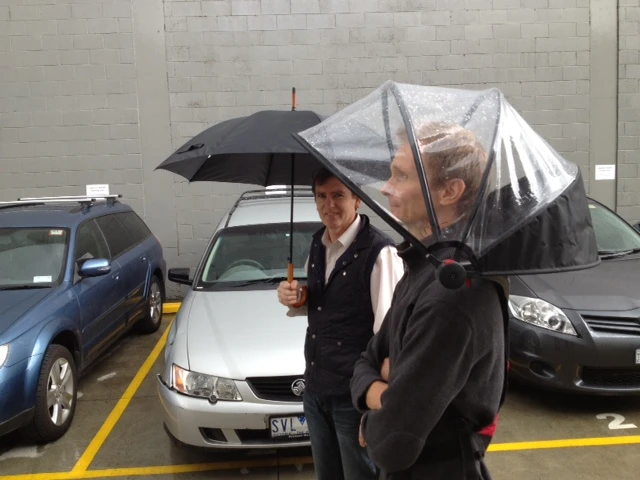 The Nubrella has been redesigned for better visibility and comfort