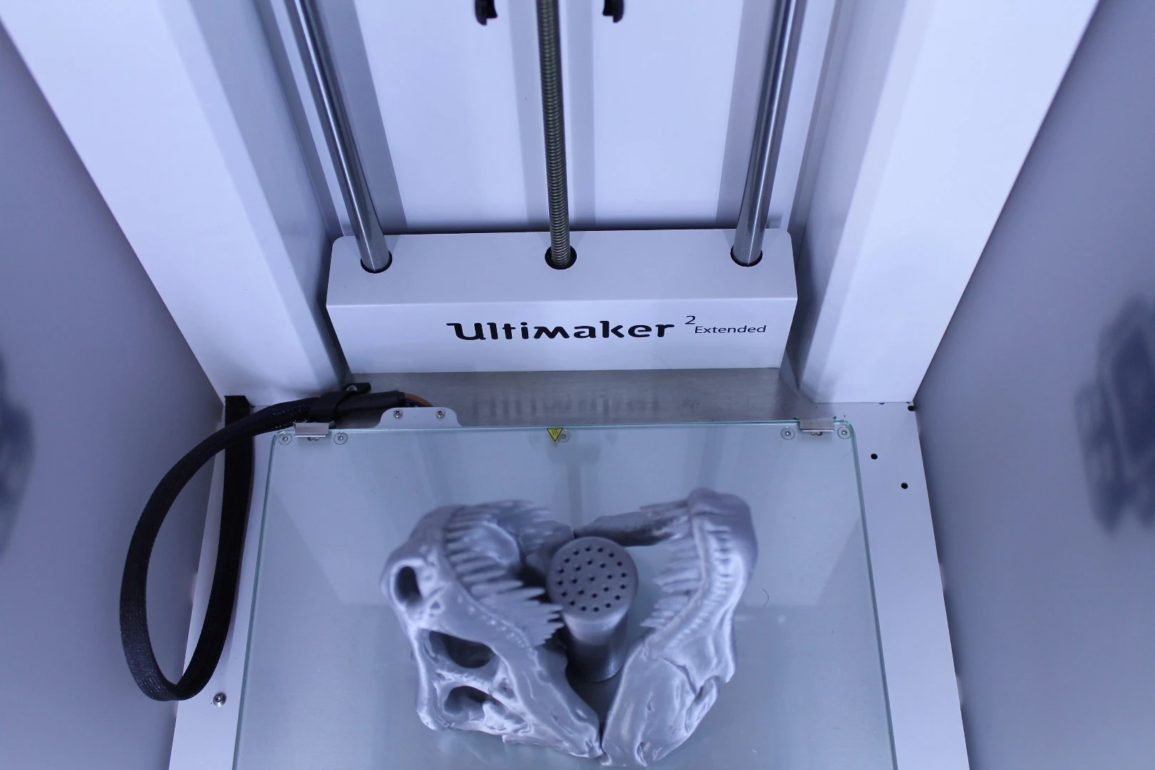 The printer is designed to print projects that are taller and more complicated