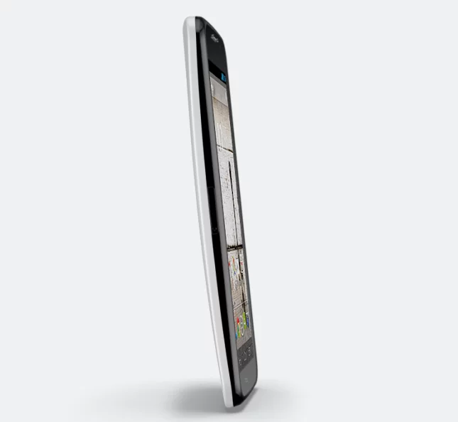 A side view of the Moto X with its signature curve