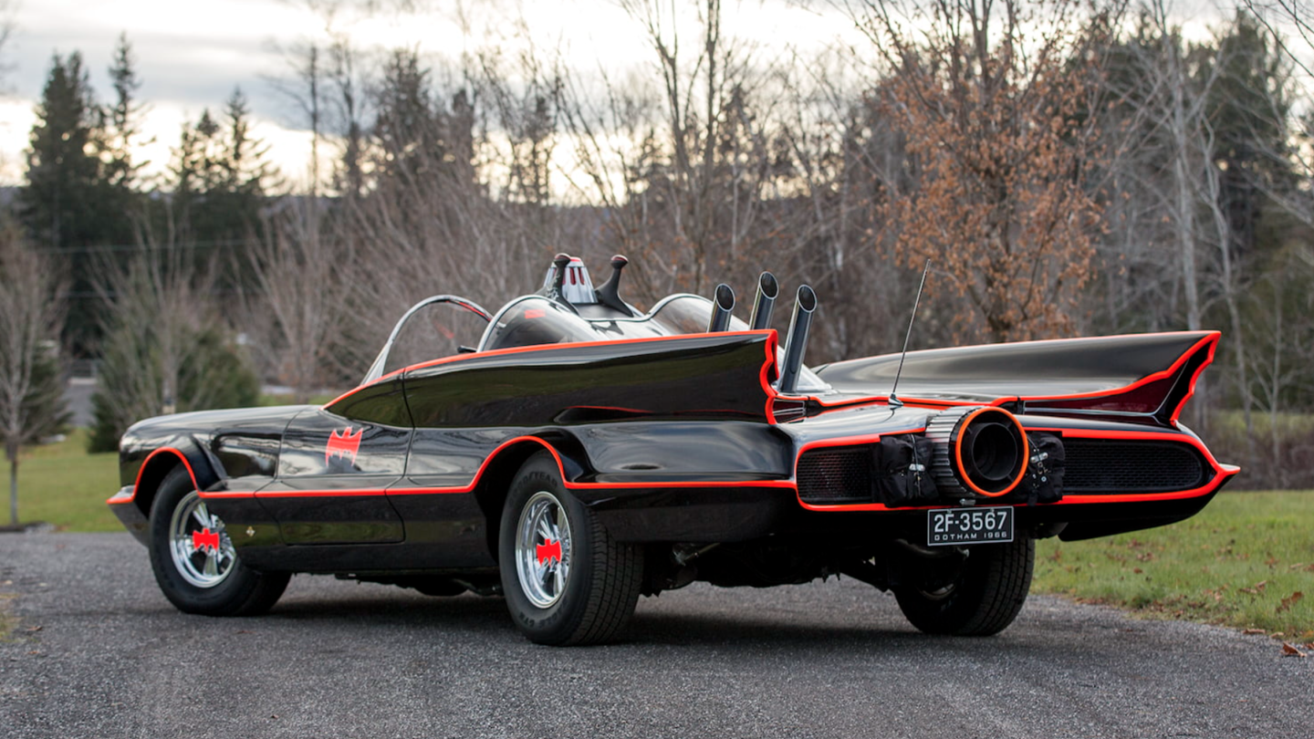 This 1977 Lincoln Batmobile Replica sold for $319,000 at Mecum's 2022 Kissimmee sale on 14 January 2022