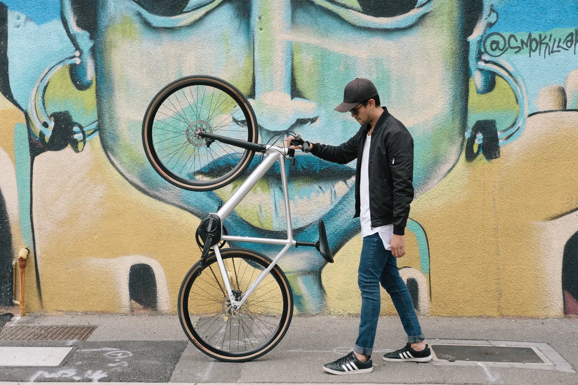 The Miller e-bike tips the scales at 15.5 kg, all in