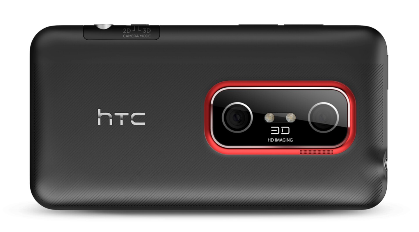 The HTC EVO 3D smartphone