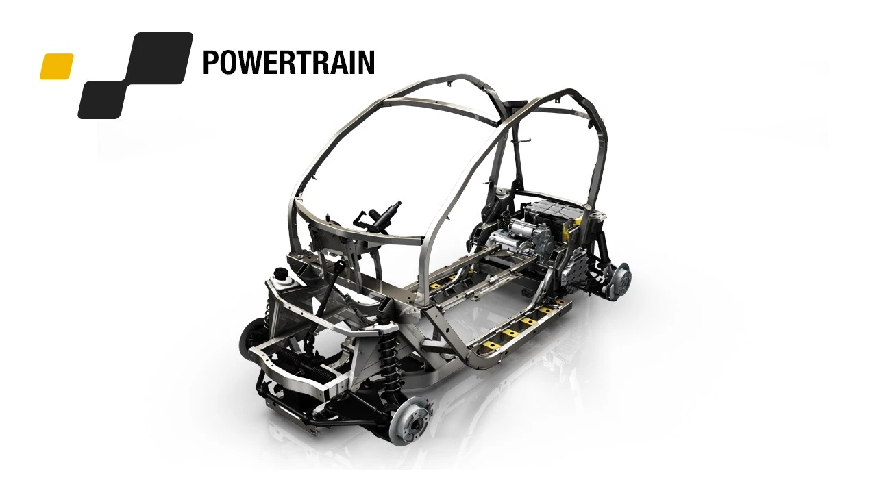 Renault's FR2.0 and FR3.5 race cars were used as inspiration when designing Twizy’s chassis and suspension
