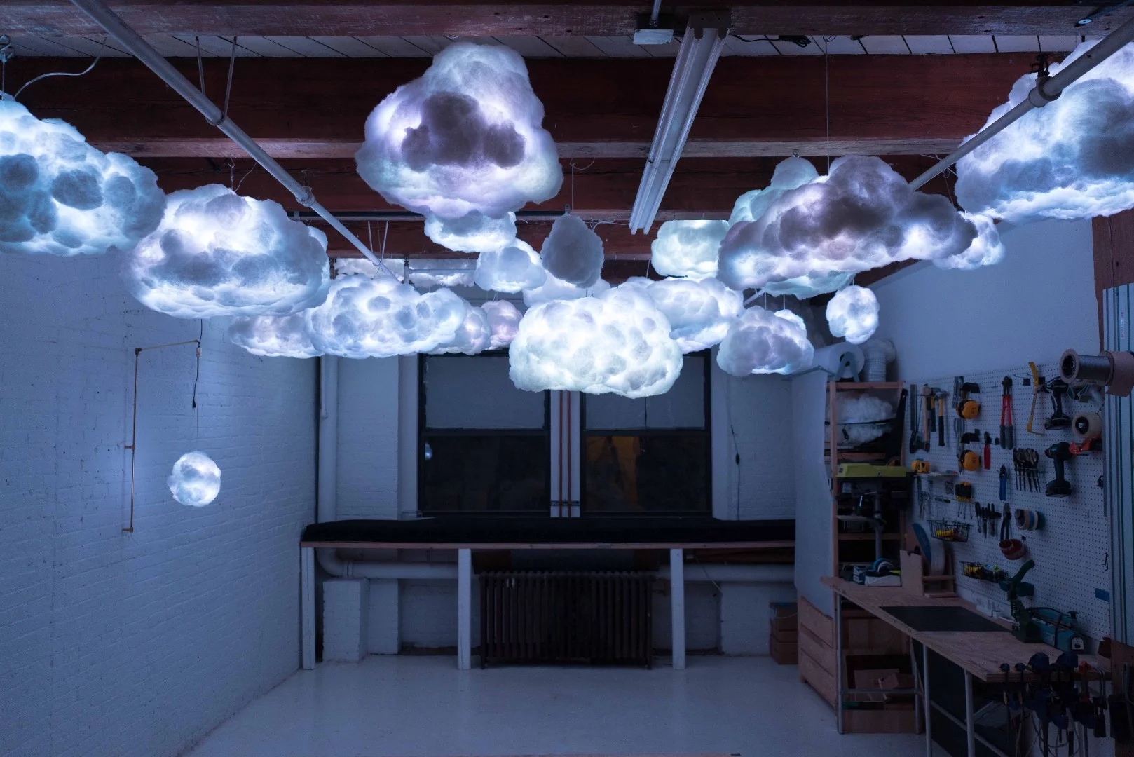 A formation of RGB Clouds