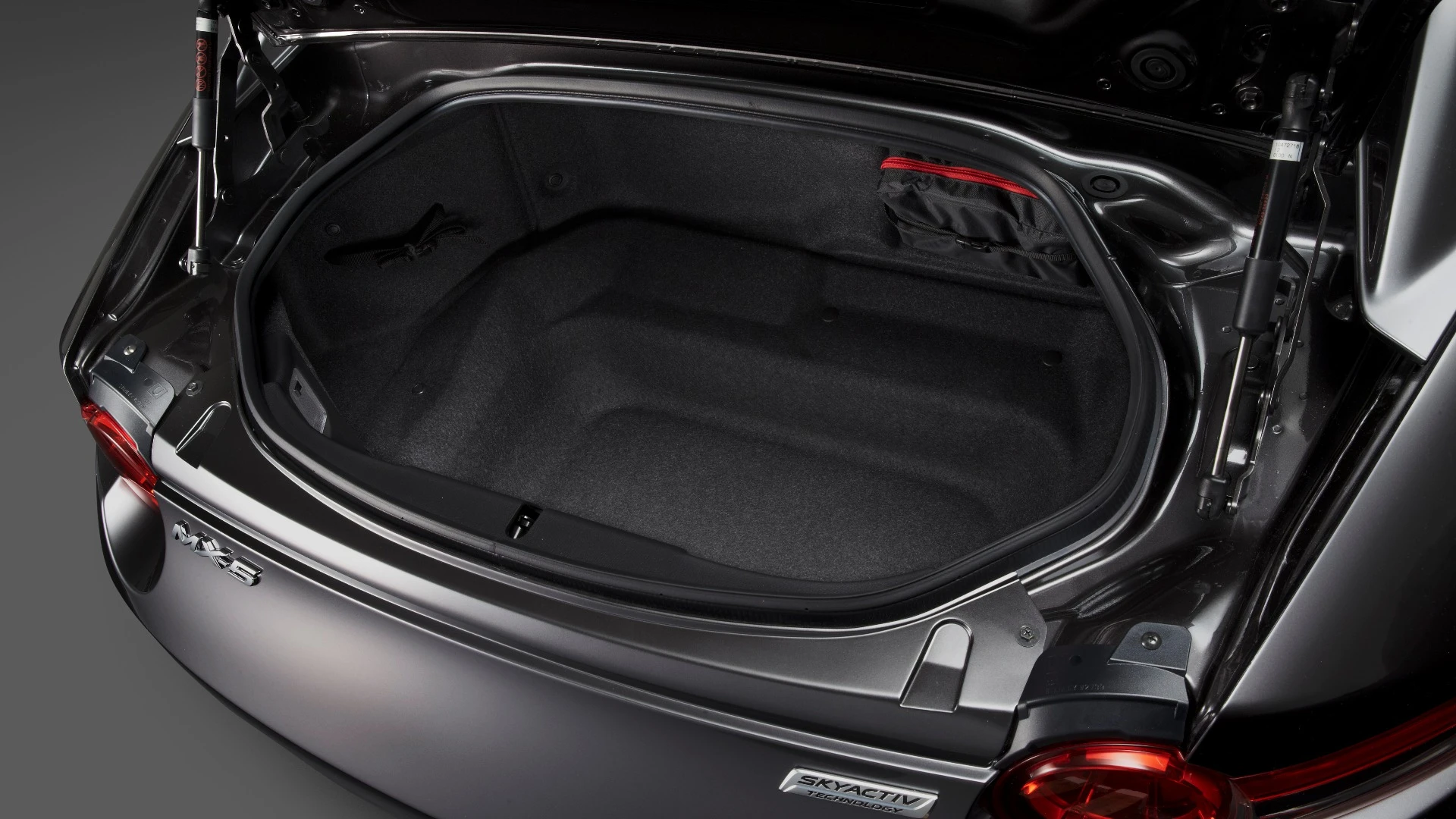 Mazda says trunk space is unaffected
