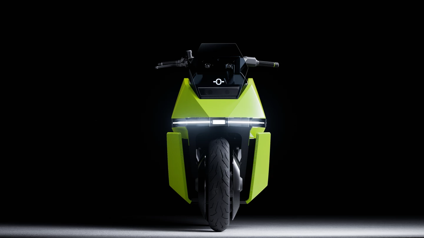 You're looking at "the world’s first self-balancing electric motorcycle in mass production"