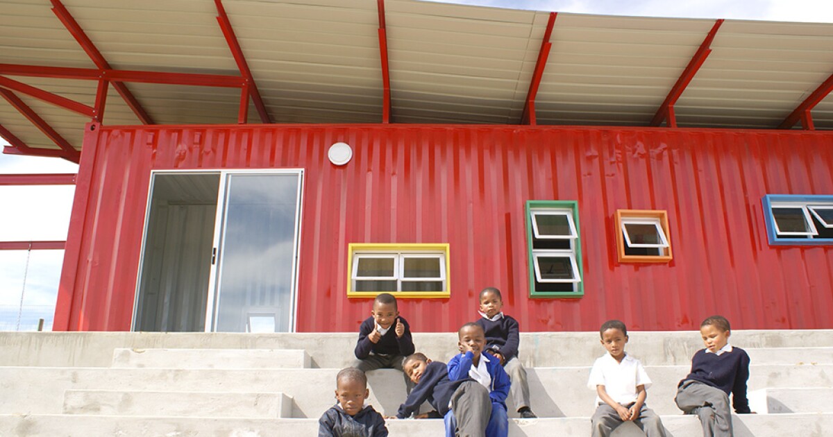 Tsai Design Studio's shipping container classroom