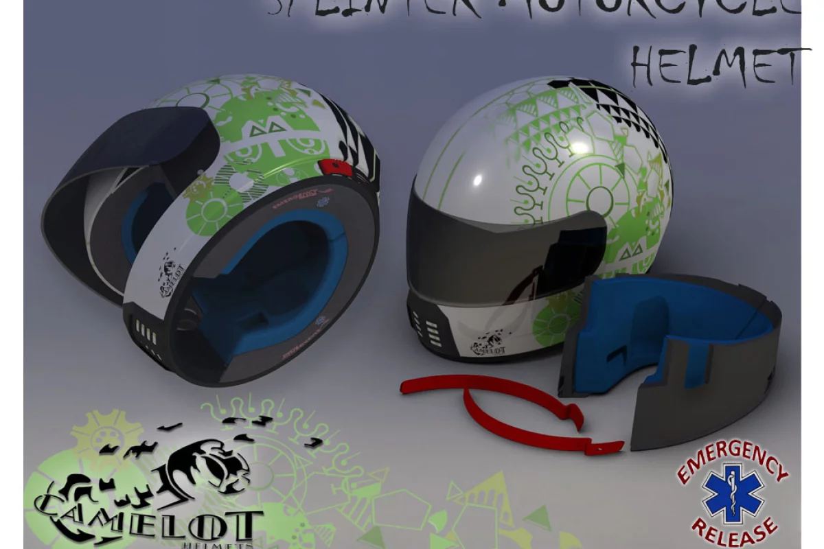 Disassembles for easier removal by paramedics