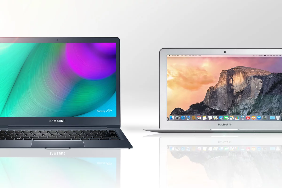 Gizmag compares the features and specs of Samsung's latest Ativ Book 9 Ultrabook with last year's 11-in MacBook Air