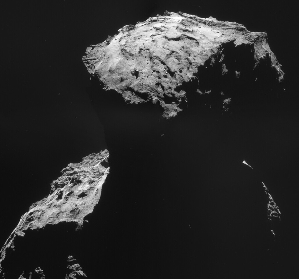 The Philae landing site was previously called "Site J" (Image: ESA/Rosetta/NAVCAM)