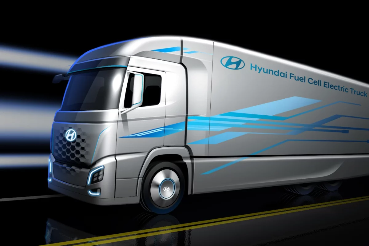 Details on the new Hyundai fuel cell truck are scant, but more will be unveiled in Germany later this month