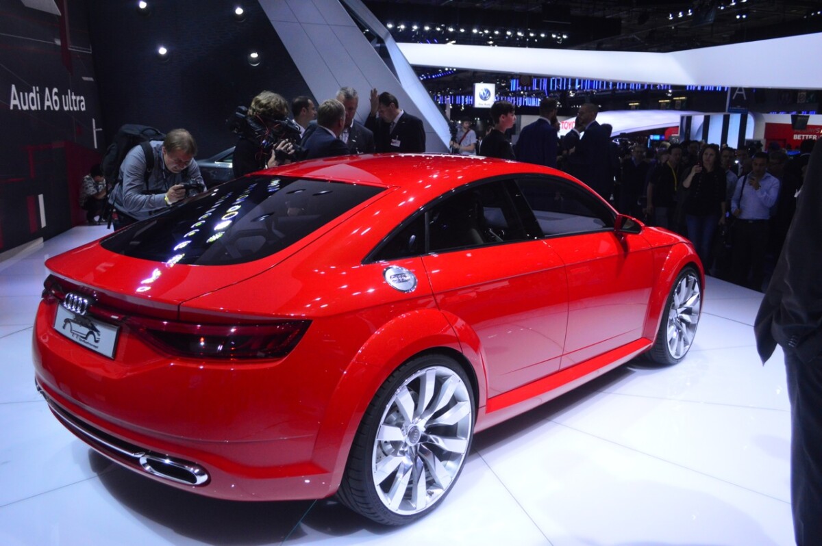 The TT Sportback uses a McPherson front suspension system (Photo: C.C. Weiss/Gizmag)