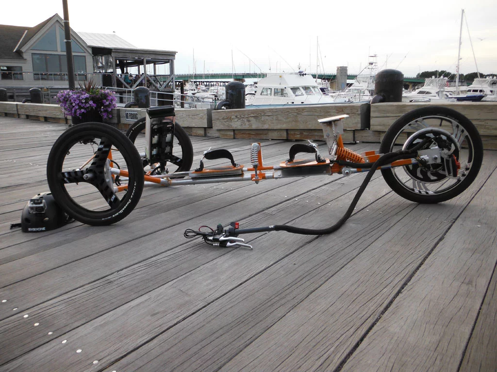 Black Sparrow Industries says the Tribey has a range of about 18 miles on a single charge