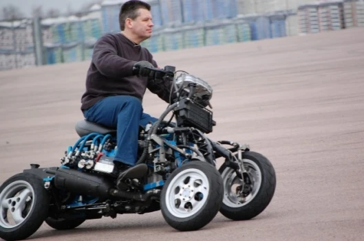 The 4mc is still a motorcycle, despite the number of wheels