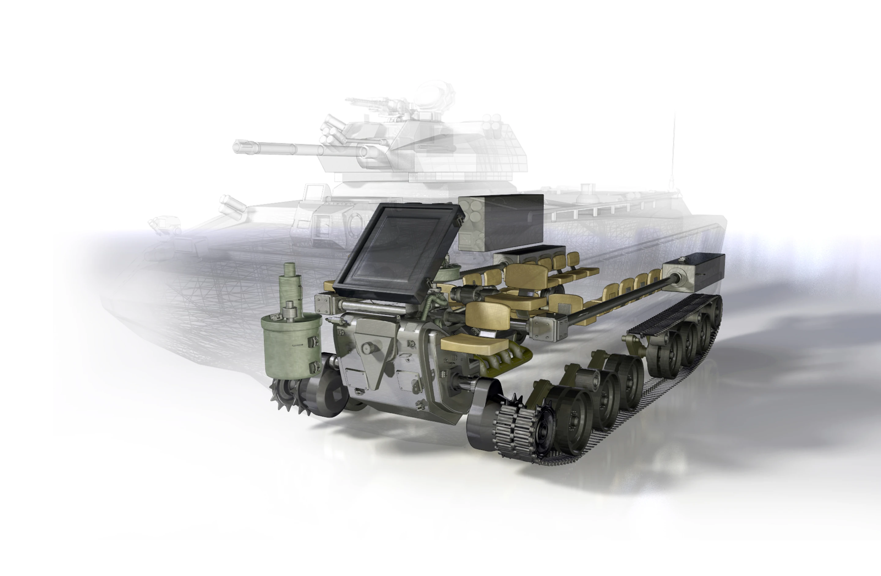 Artist's concept of the Ground Systems FANG vehicle