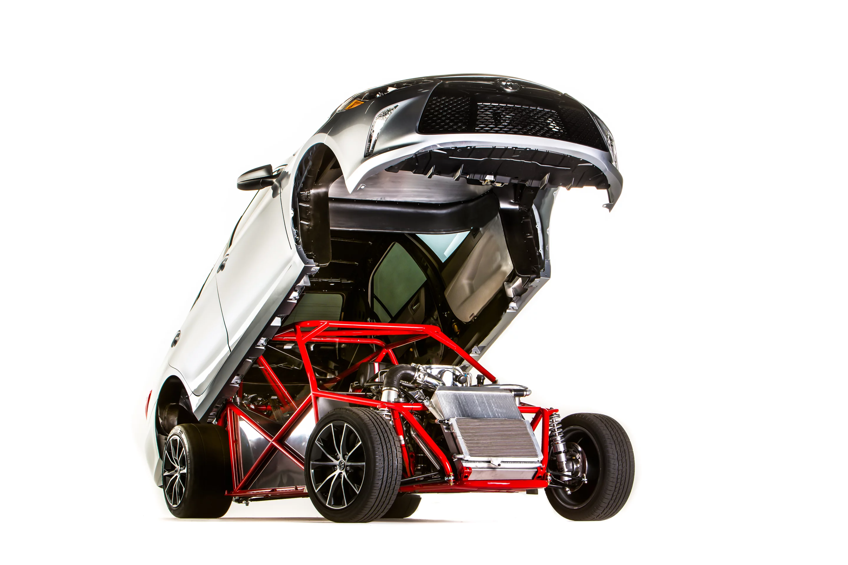 This is what an 850-hp Camry dragster looks like