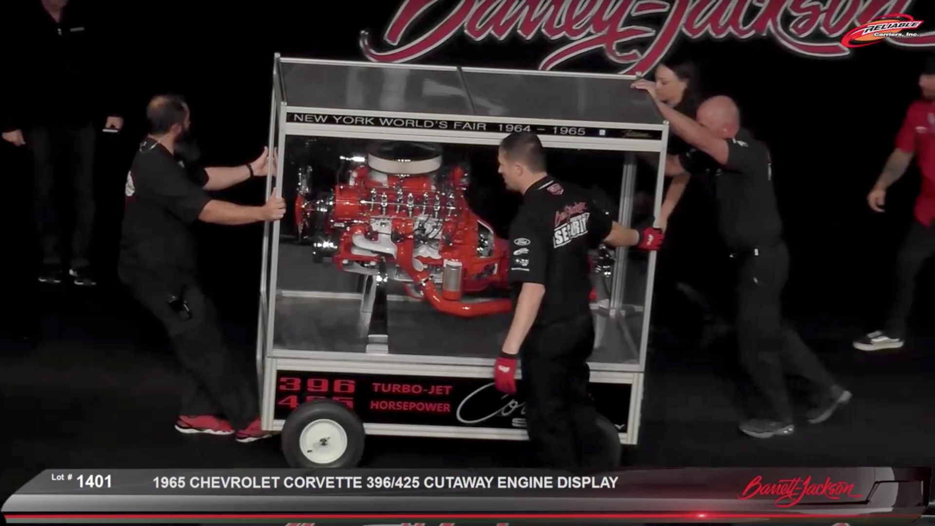 $165,000 | 1965 Chevrolet Corvette Cutaway Engine Display | Auction Link: Barrett-Jackson
