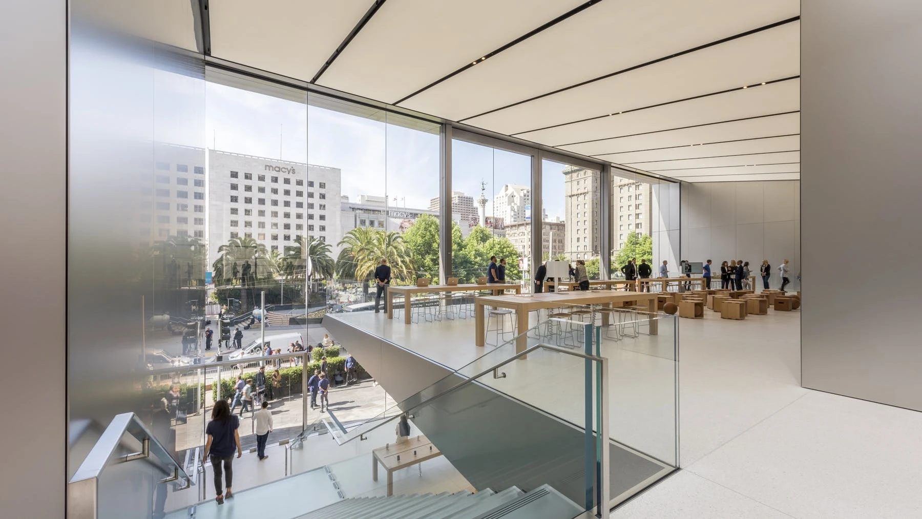 Apple's Union Square store in San Francisco