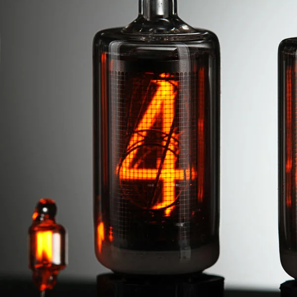 The kit includes vintage unused nixie tubes