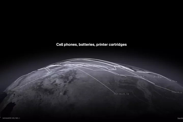 MIT's backtalk project aims at tracing the journeys of discarded electronics by applying location trackers to a number of products