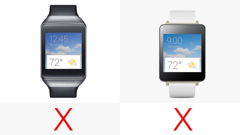 Neither watch has a built-in camera