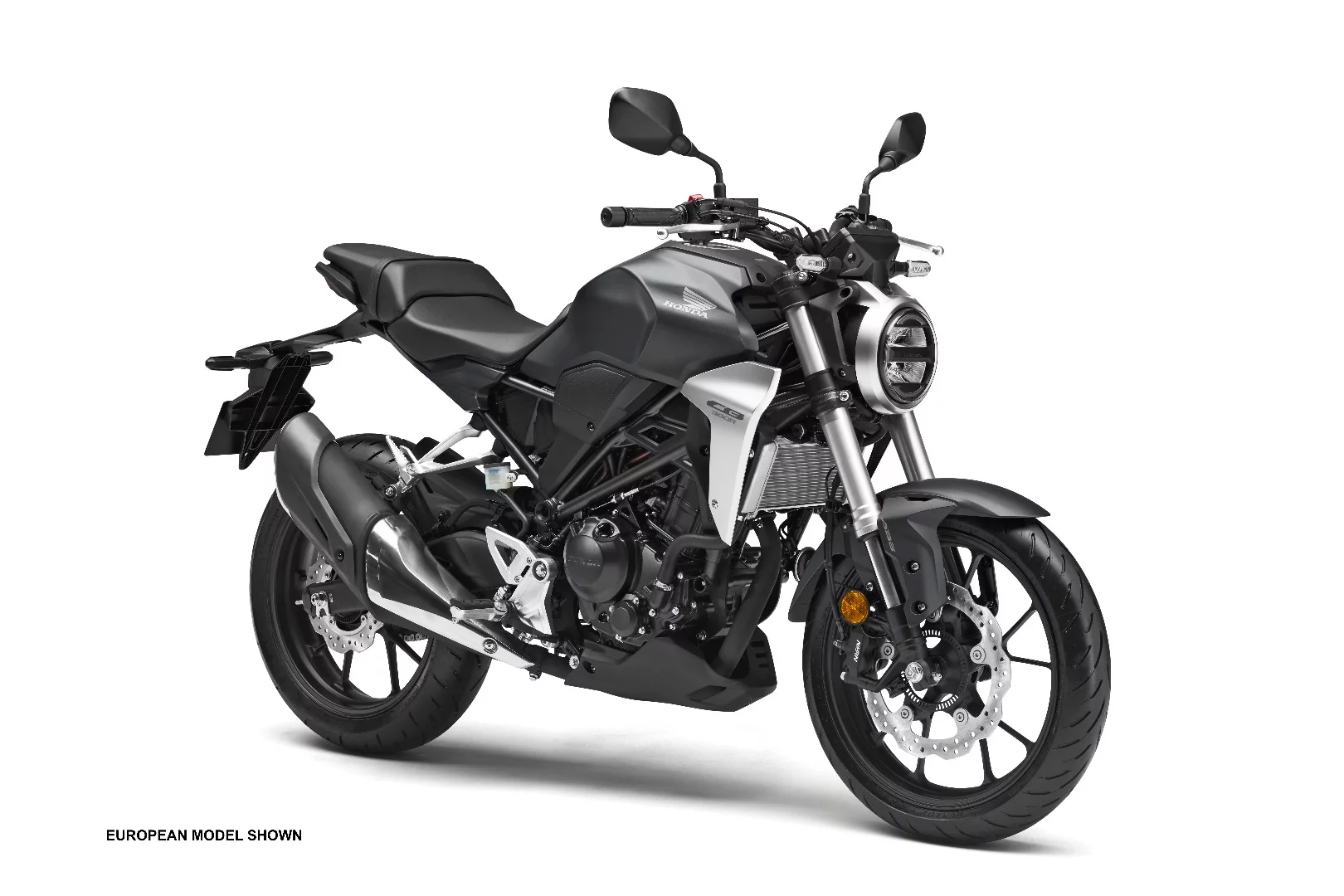 Honda CB300R: available in grey and red