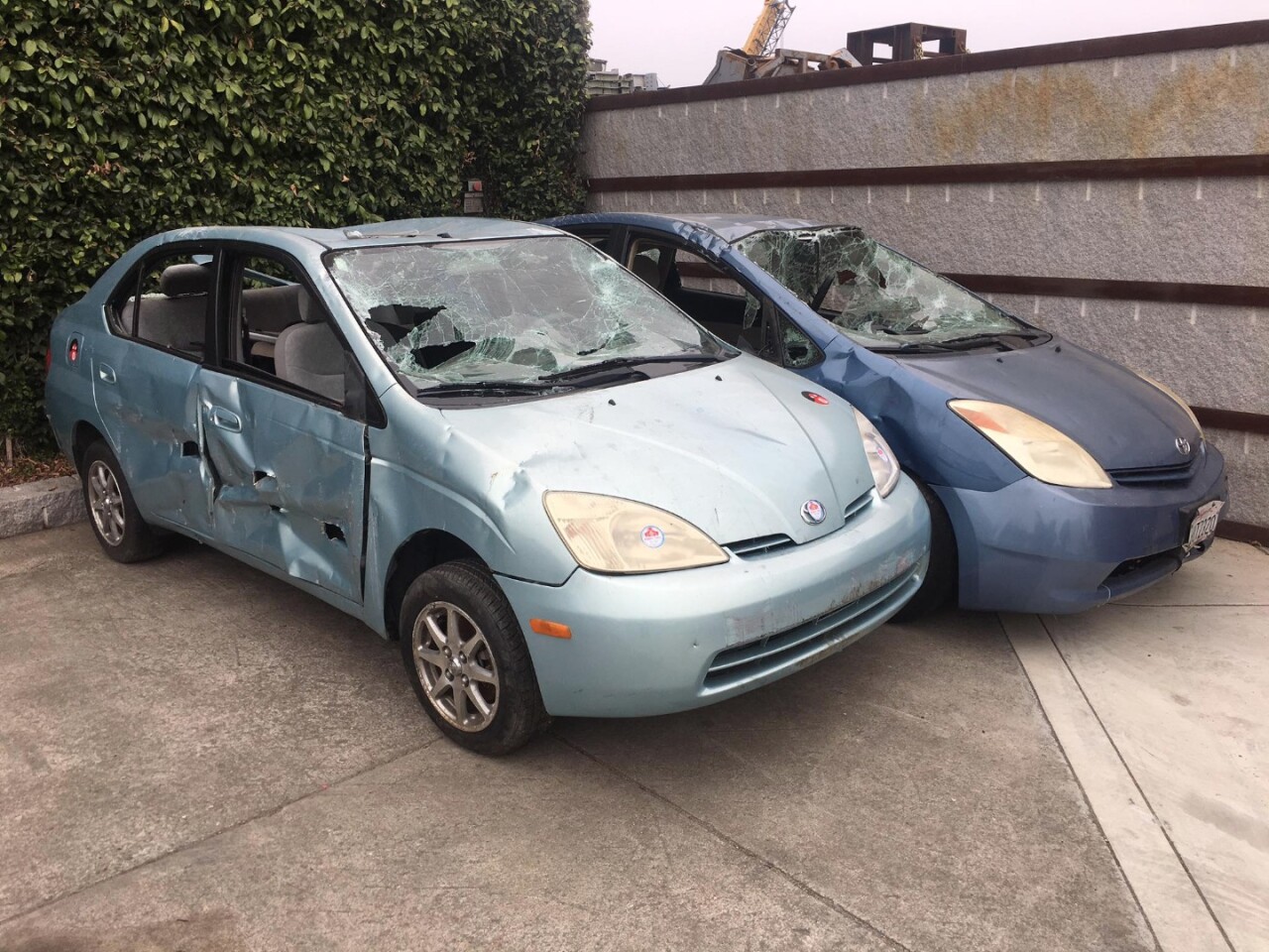 Megabots Giant American Fighting Robot Beats Up A Toyota Prius