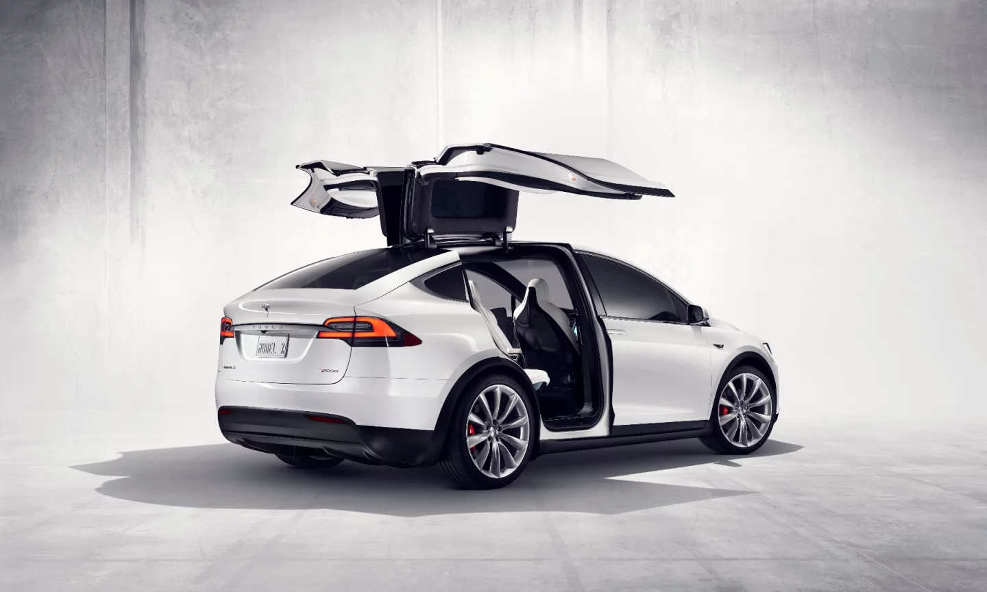 The Model X is a bit heavier and slower than the Model S, but it can still scare seven passengers like no other SUV