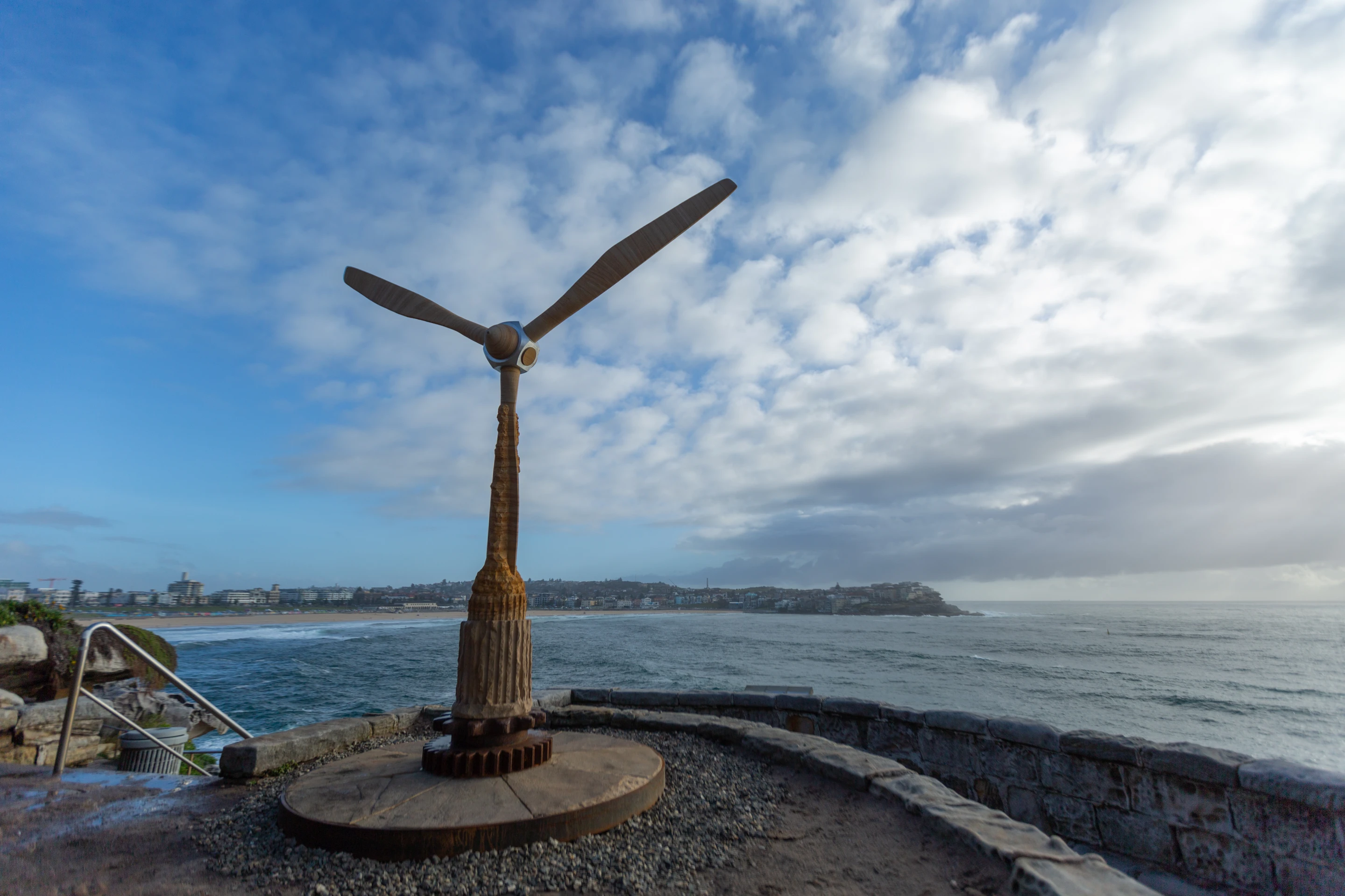 Sculpture by the Sea: Spinning Slowly, by Michael Purdy