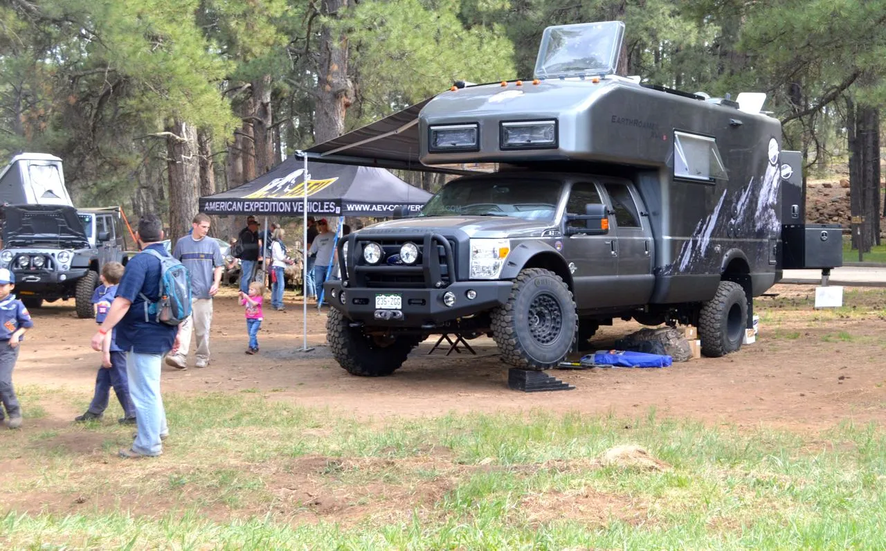 The EarthRoamer XV-LTS was a can't miss sight at the expo