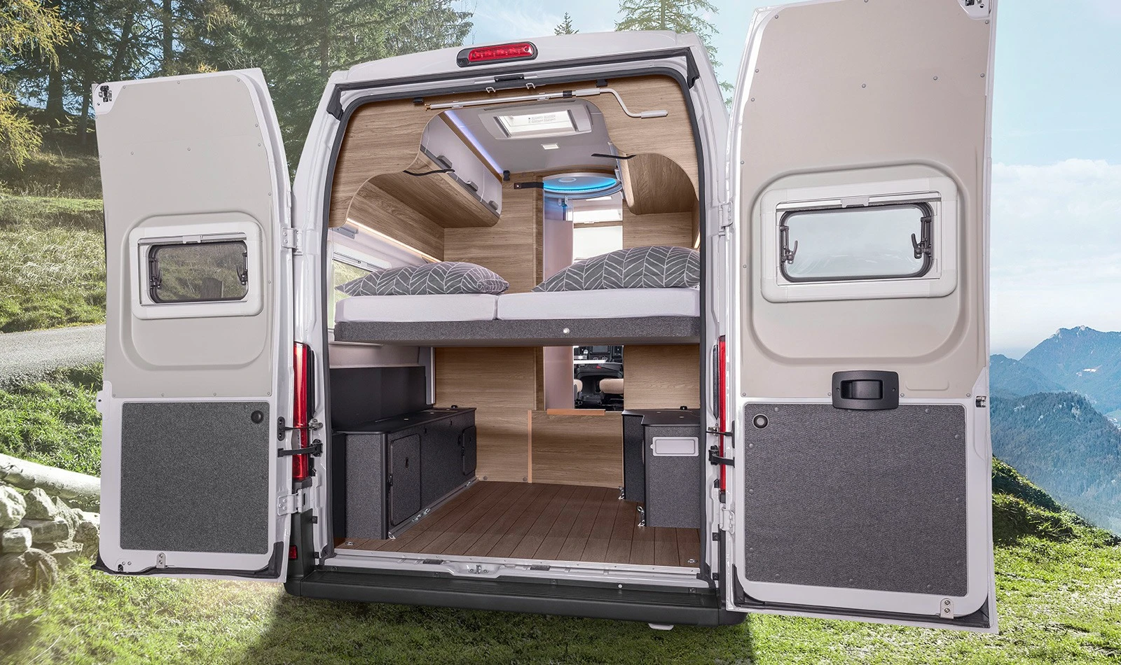 The Boxlife is based on the Fiat Ducato