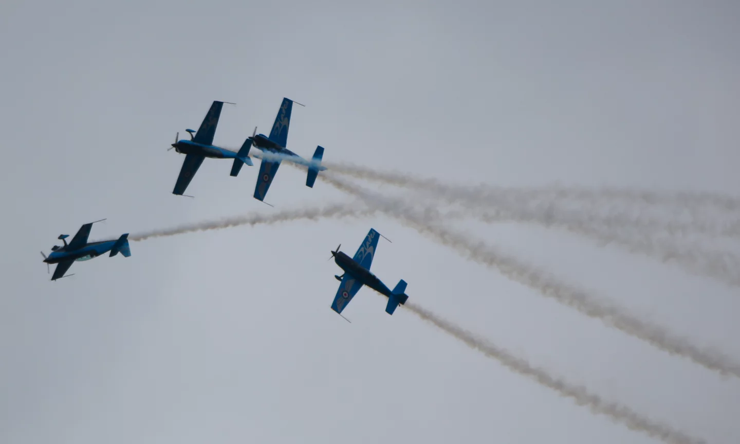 Blades aerobatic display team (Photo: Gizmag)
