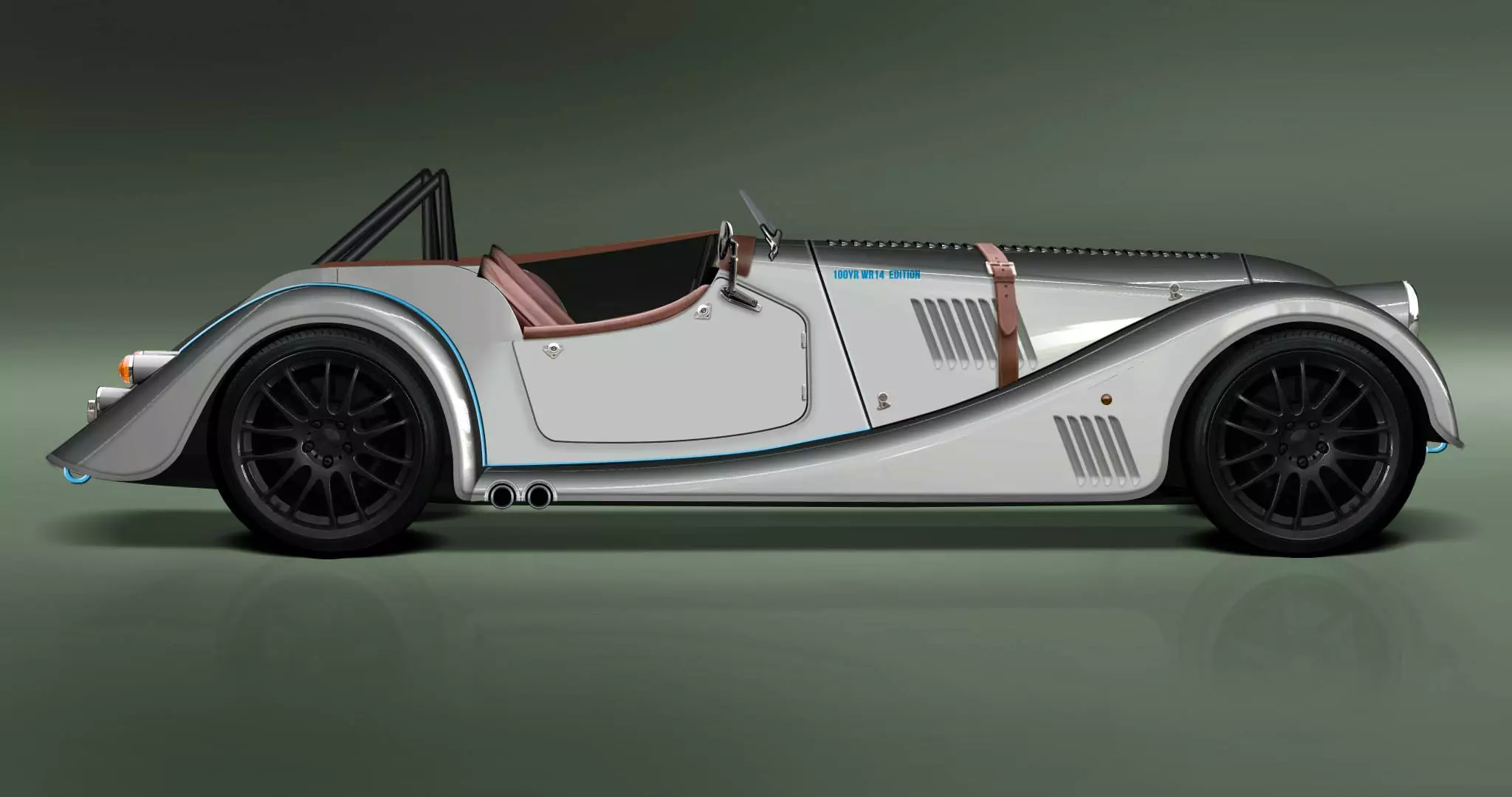 The Morgan Plus 8 Speedster has an aluminum chassis