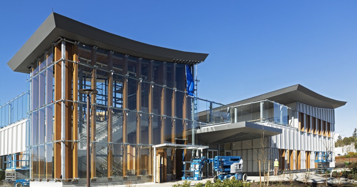 Vancouver community hub pairs exposed mass timber with ultra-green design