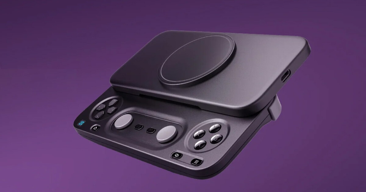 Sleek magnetic controller morphs phone into mobile game console