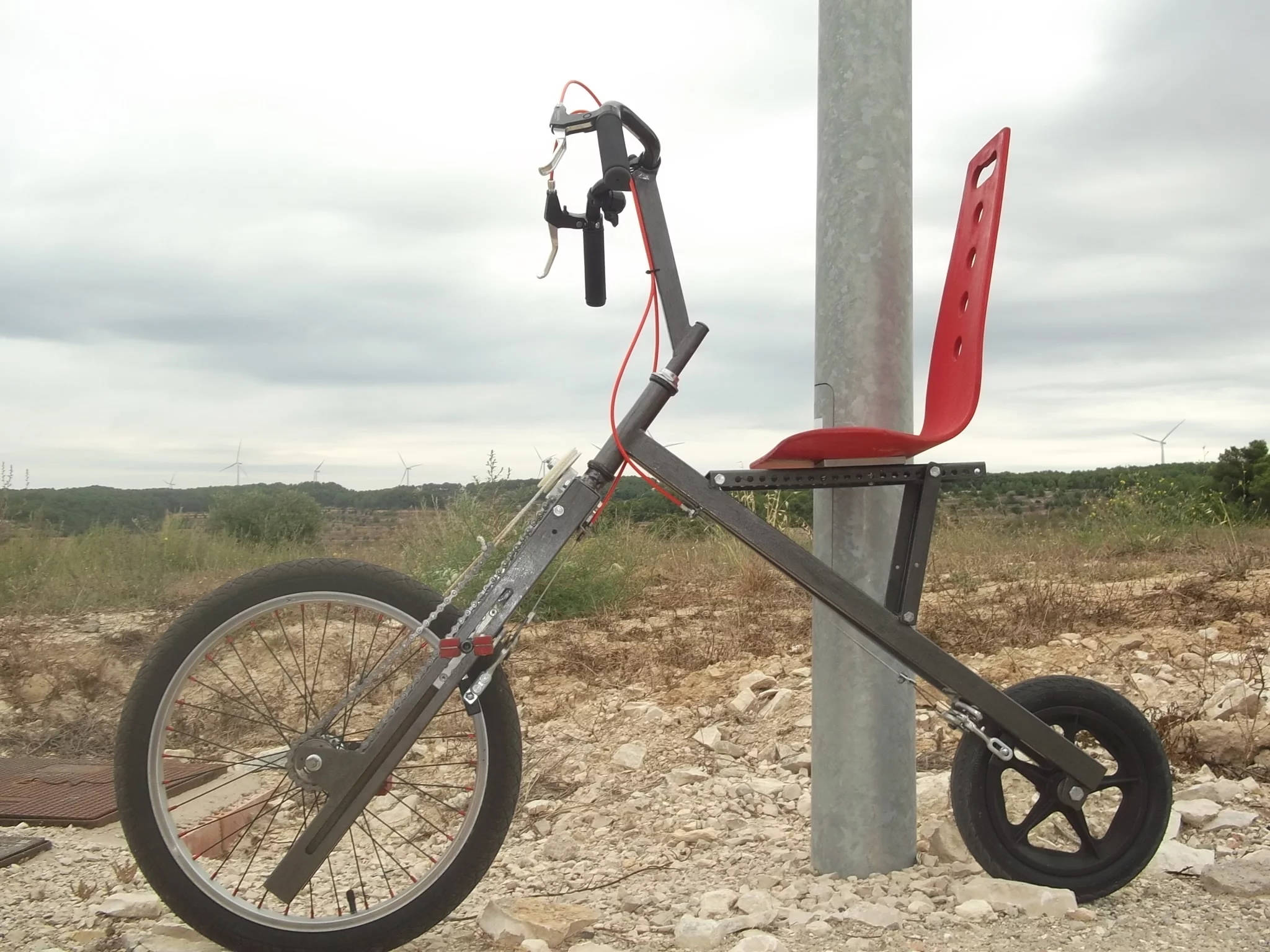 A simple Maynooth design with small rear wheel