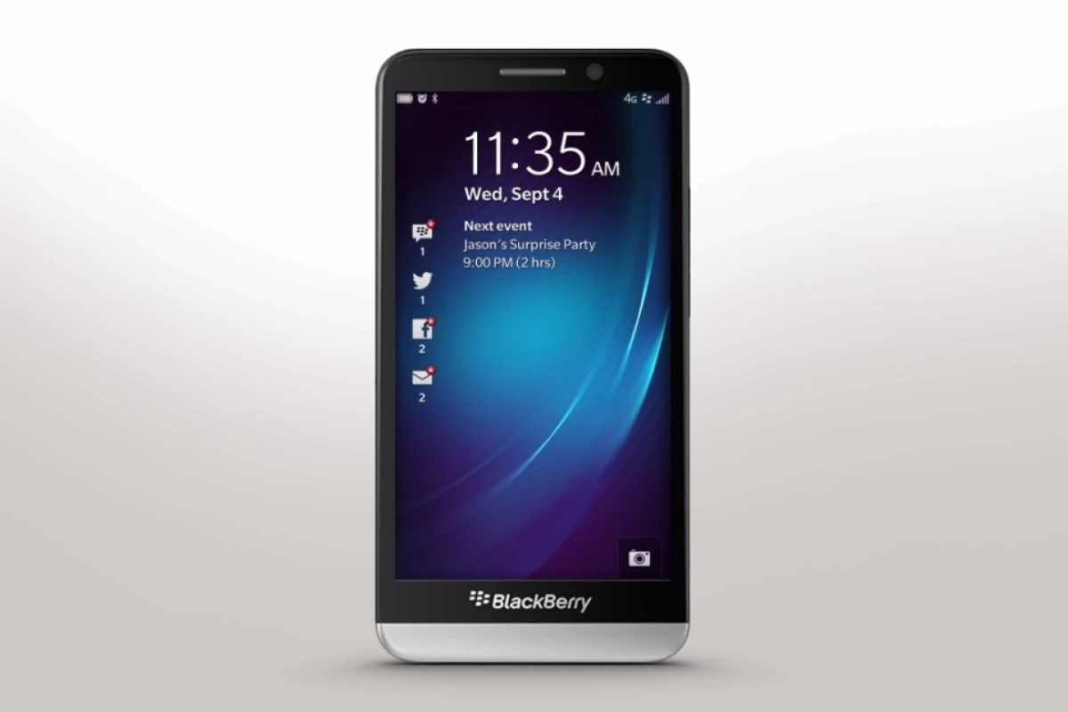 BlackBerry's latest smartphone - the Z30