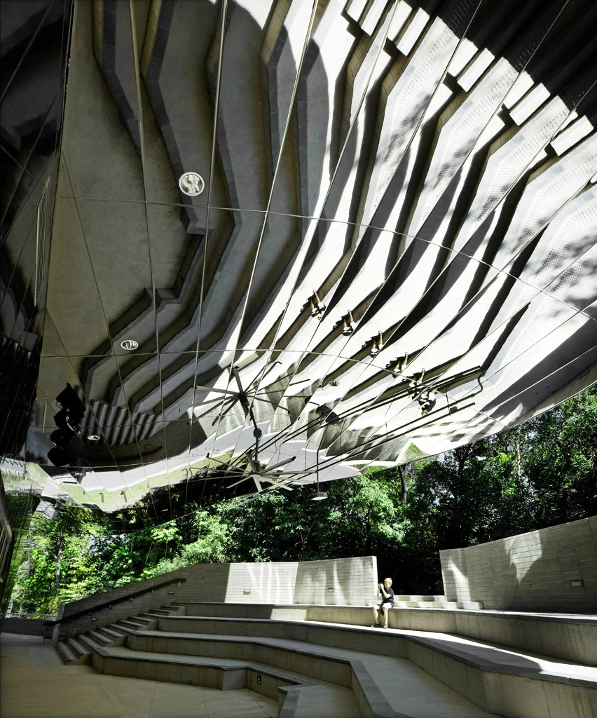 The Cairns Botanic Gardens Visitor Center by Charles Wright Architects