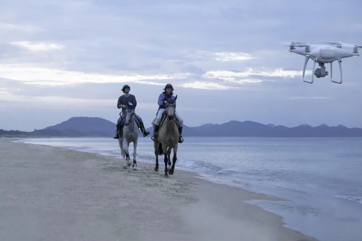 DJI Phantom 4 Pro: new profile, trace and spotlight modes in ActiveTrack give you multiple different ways to track and follow a moving subject