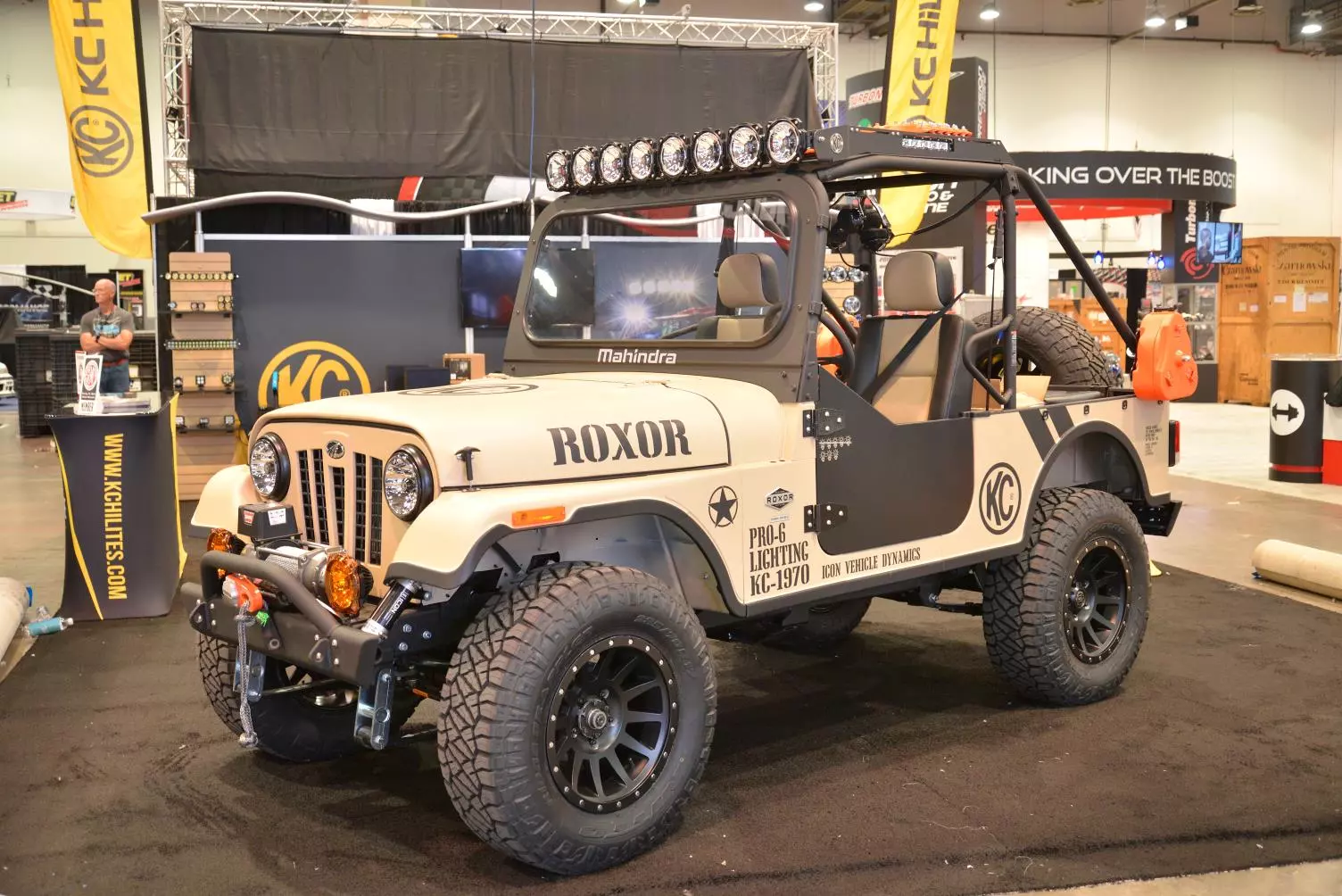 The Mahindra Roxor on show at SEMA