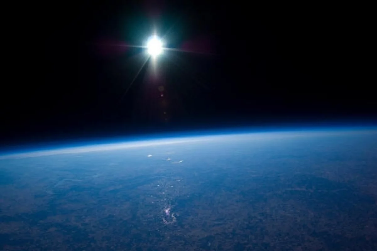 Far out ... the blackness of space at 100,000ft. Traveling to destinations like this one could soon become more readily available