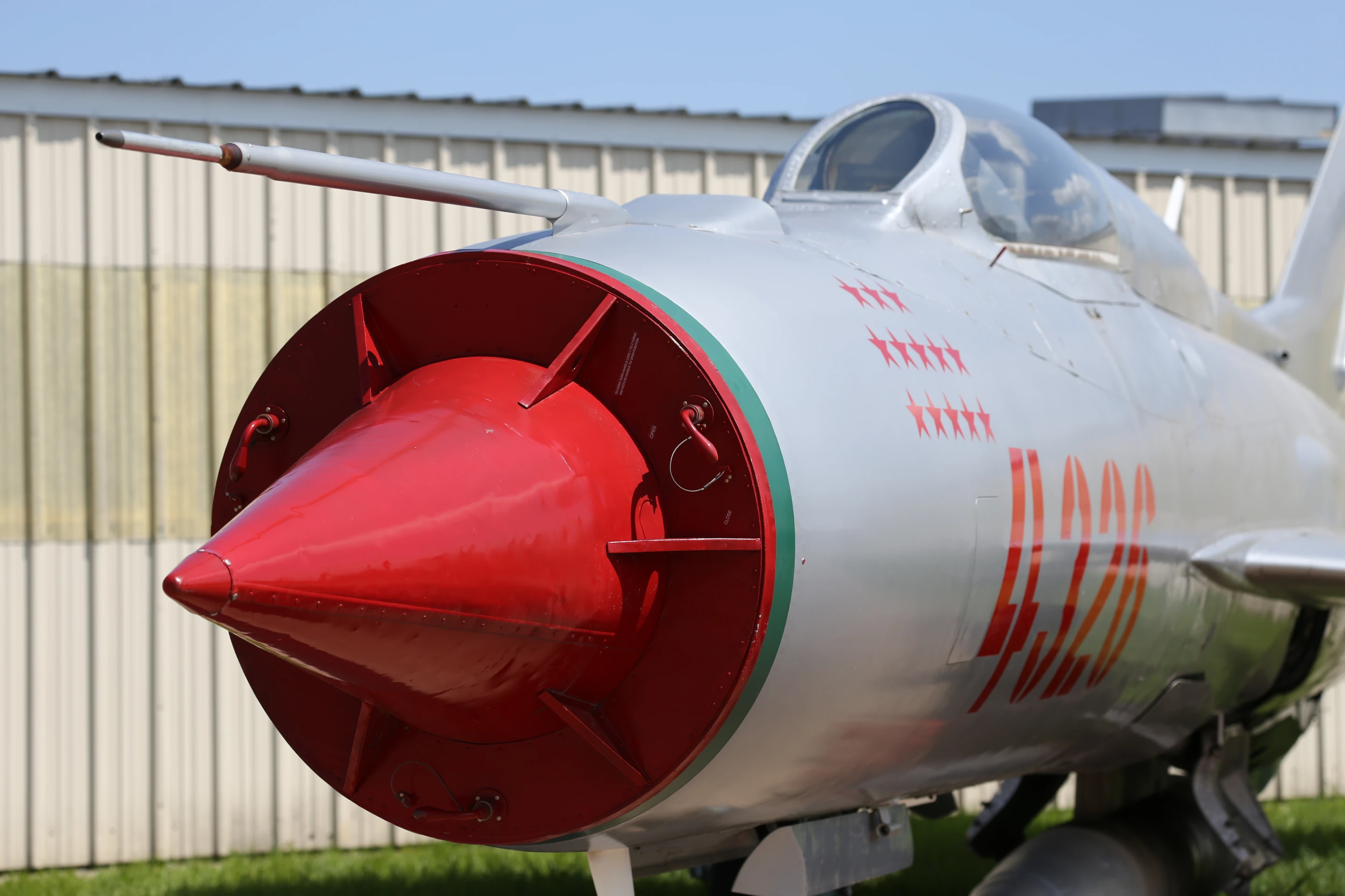 Nose cone of a MiG-21 (Photo: Angus MacKenzie/Gizmag.com)