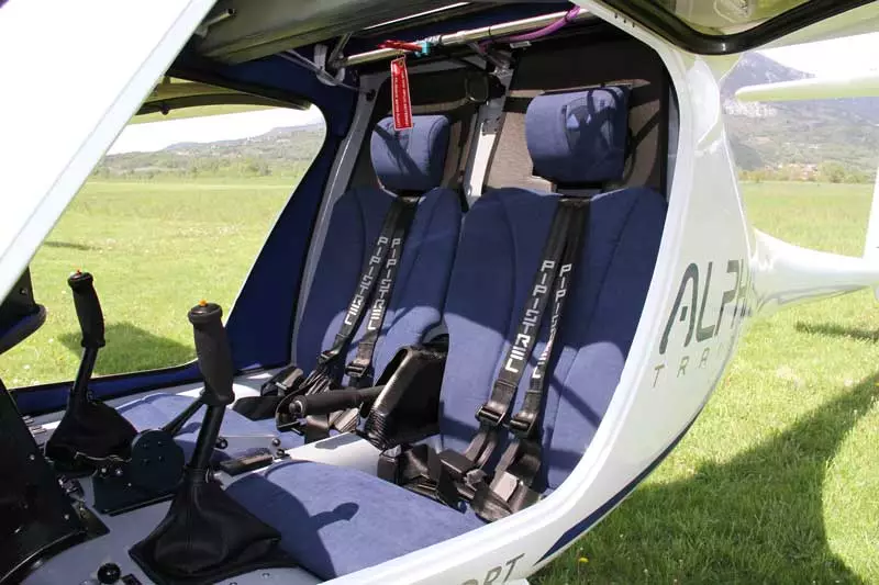 The craft is a small two-seater