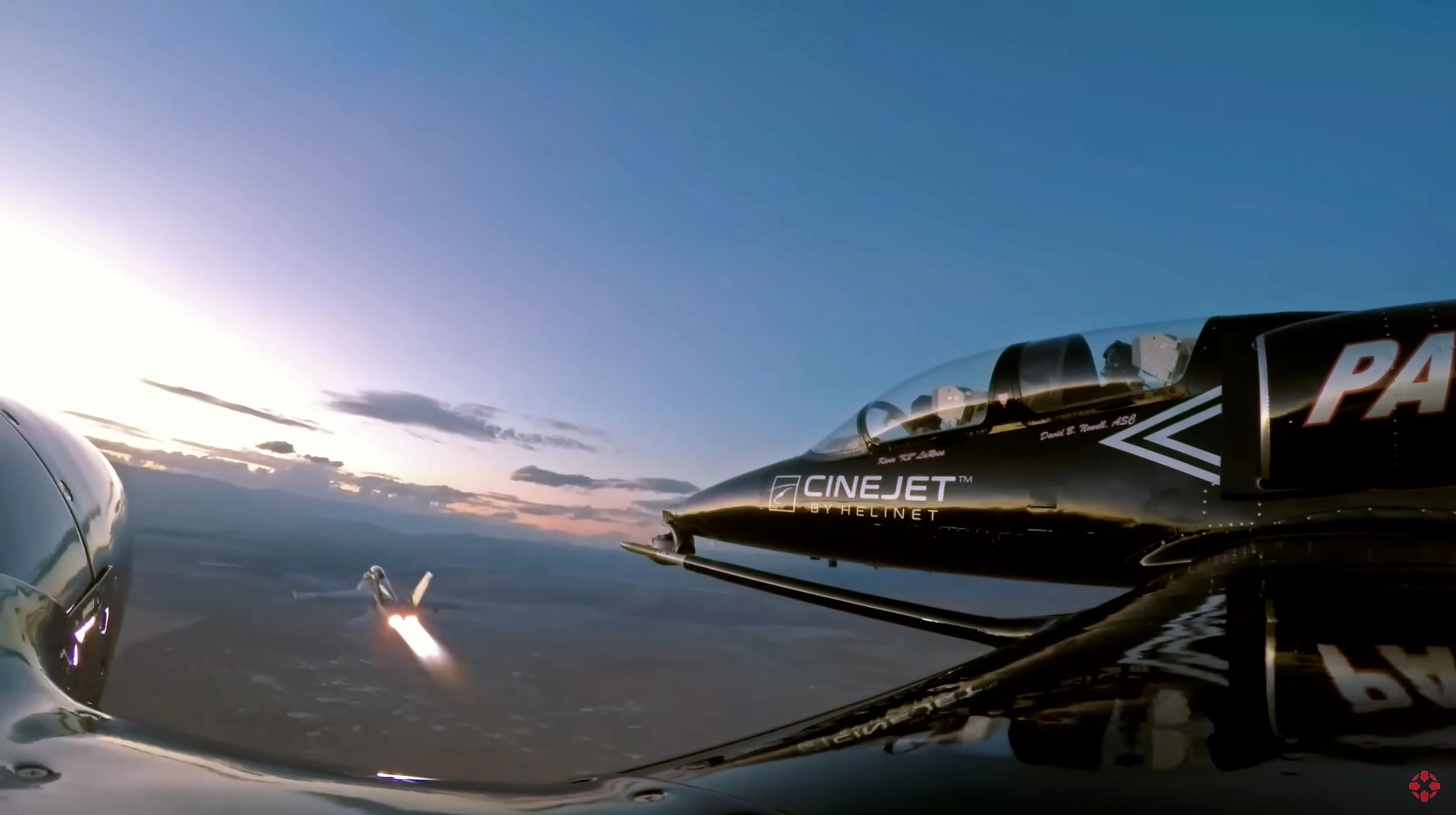 Onboard with the Cinejet in the making of Top Gun: Maverick