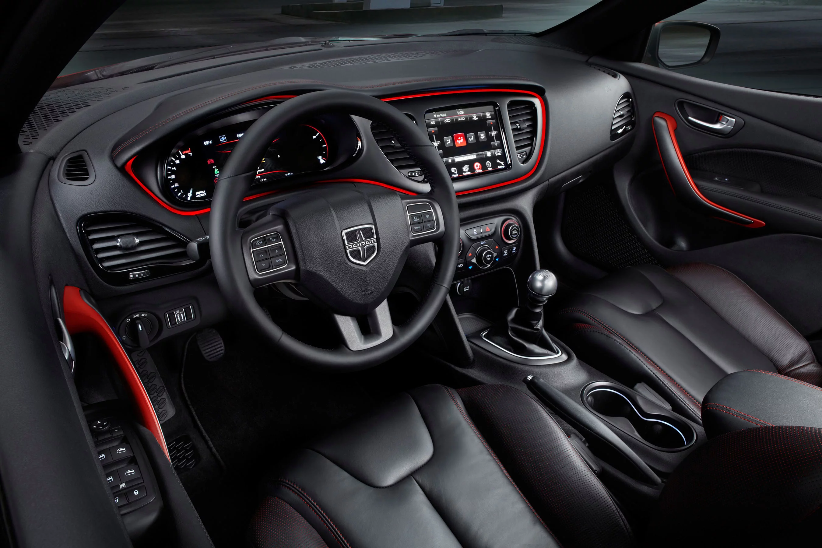 The Mopar wireless charging system will sit in the central console of the new 2013 Dodge Dart