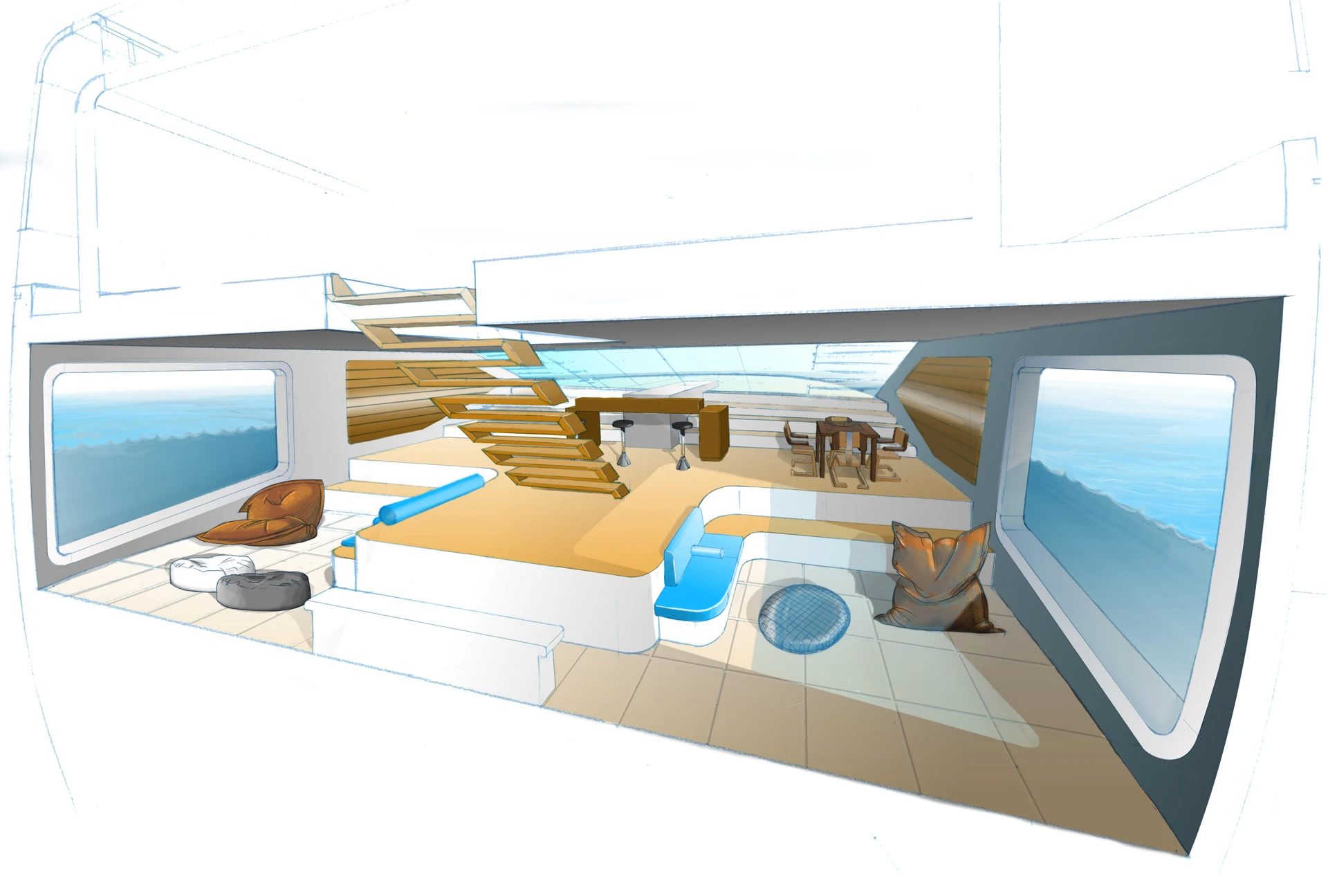 Feadship's concept Breate yacht